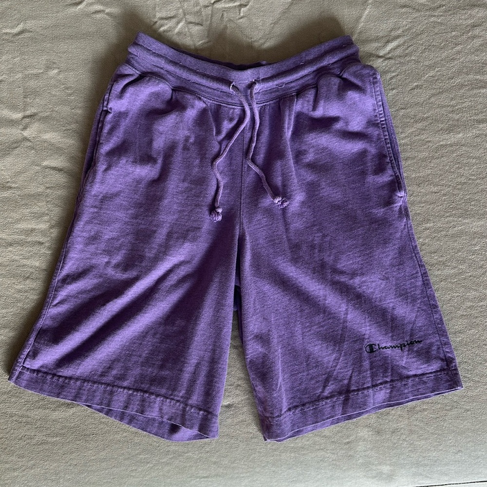 Men’s Champion Purple Sweat Shorts Small